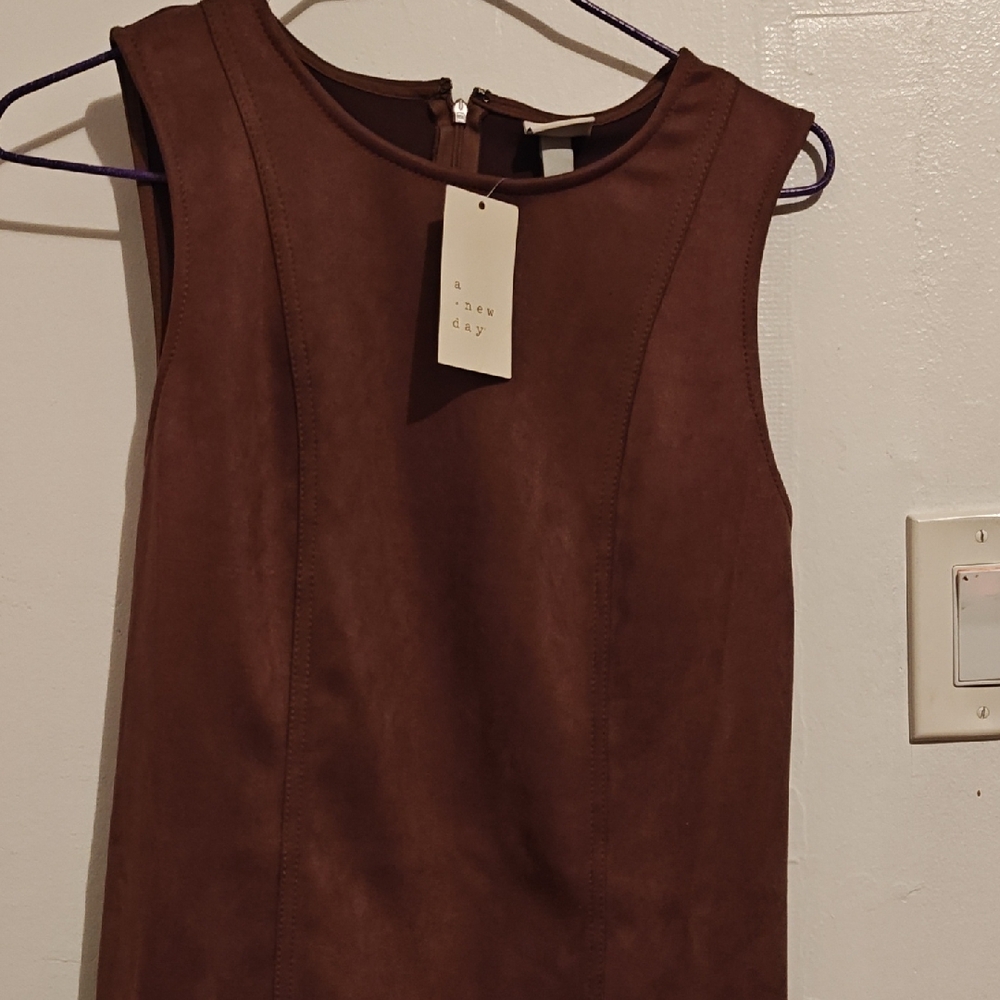 A New Day Chocolate Brown Mini Dress